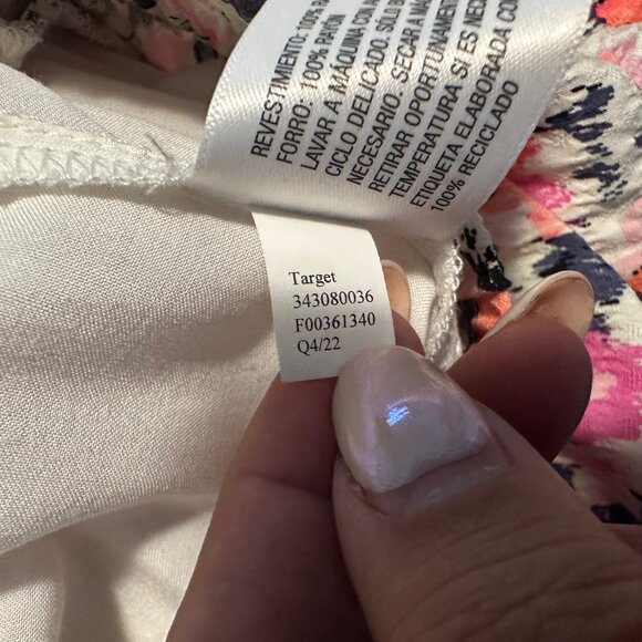 Universal Thread Floral Tiered Mini Skirt XXL - Picture 10 of 11